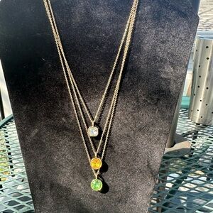 Park Lane Gold and Yellow Layered Necklace